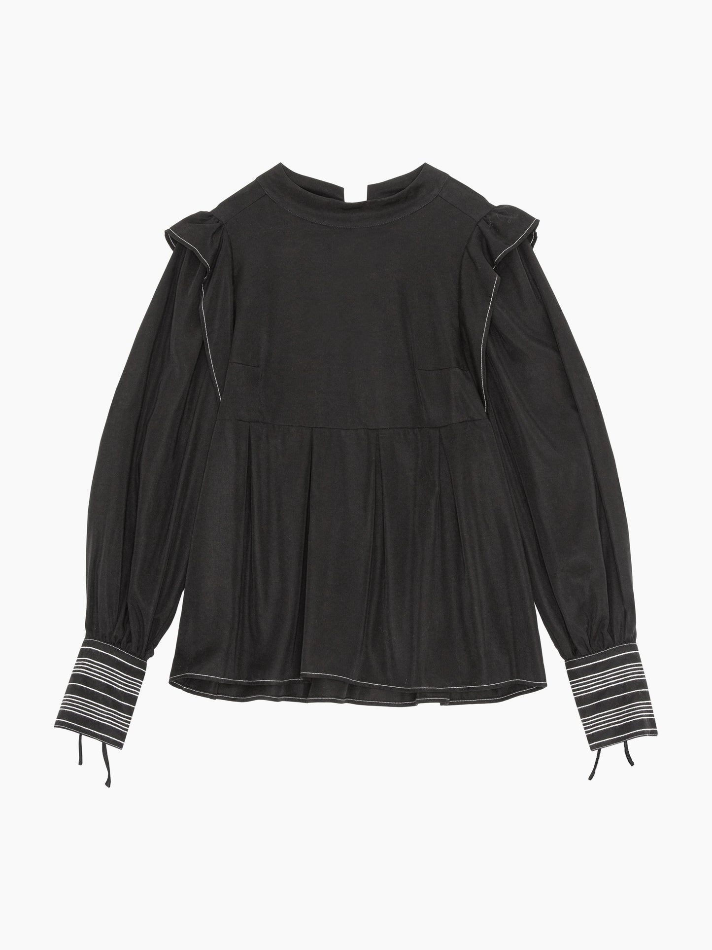 The Black Panel Blouse