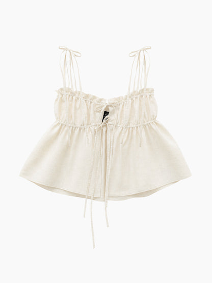 The Ivory Ruffle Top