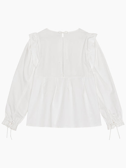 The White Panel Blouse