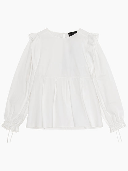 The White Panel Blouse
