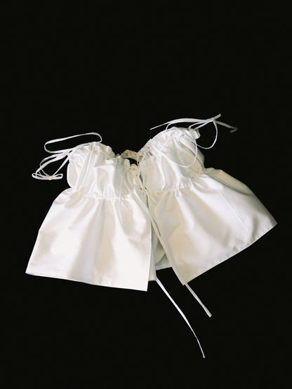 The White Ruffle Top