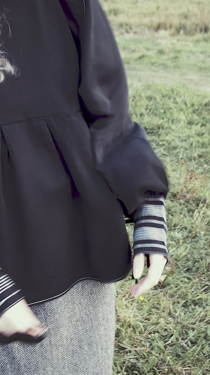 KRISTINE ELINE BLACK PANEL BLOUSE CAMPAIGN VIDEO